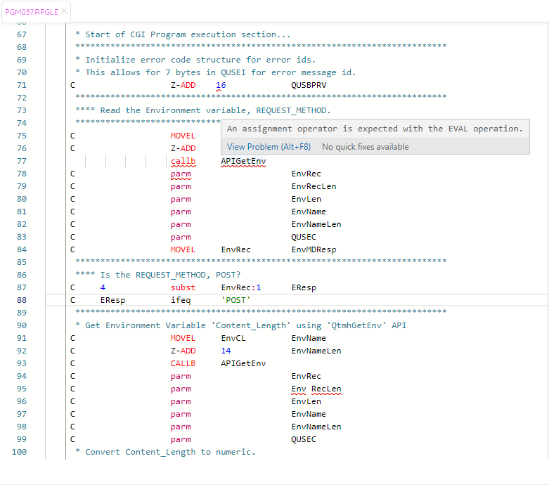 Display Compile Errors in Source Editor